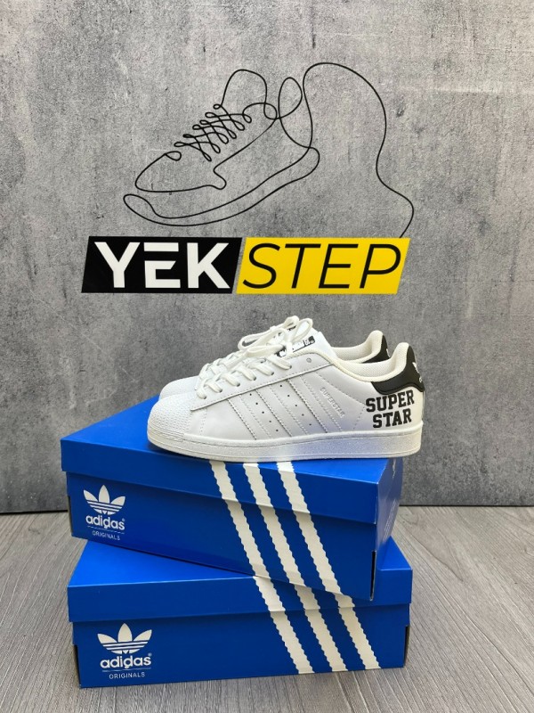 Adidas Süperstar Beyaz-Yazılı